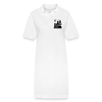 laterne laufen Kinder  - Stanley/Stella Frauen Bio-Polokleid PAIGER - Weiß - Vorne