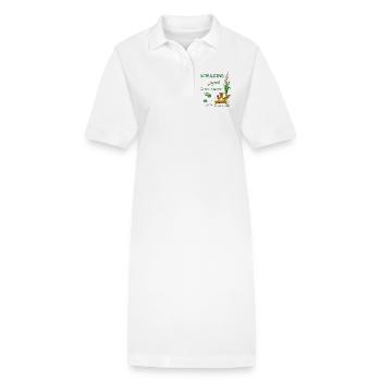 Schulbeginn 2026 Naturfreude - Stanley/Stella Frauen Bio-Polokleid PAIGER - Weiß - Vorne