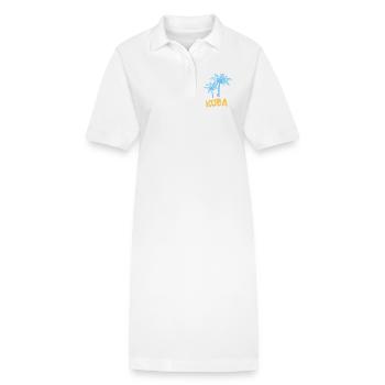 Geschenk für Kuba - Stanley/Stella Frauen Bio-Polokleid PAIGER - Weiß - Vorne