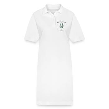 Munich, cathédrale emblématique, Frauenkirche, Bavière - Robe polo bio PAIGER Stanley/Stella Femme - blanc - Devant