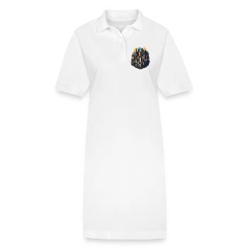 Horizon - Robe polo bio PAIGER Stanley/Stella Femme - blanc - Devant
