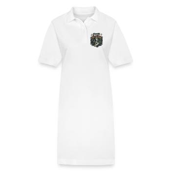 Sors Dehors, Sois libre - Robe polo bio PAIGER Stanley/Stella Femme - blanc - Devant