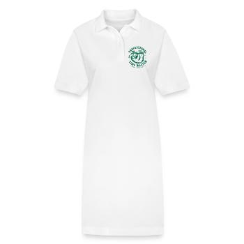 Professional Time Waster Sloth - Stanley/Stella Frauen Bio-Polokleid PAIGER - Weiß - Vorne