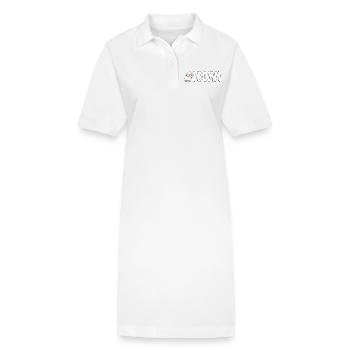 Lammfromm - You are innocent. ALWAYS! - Stanley/Stella PAIGER Organic Women’s Polo Dress - white - Front