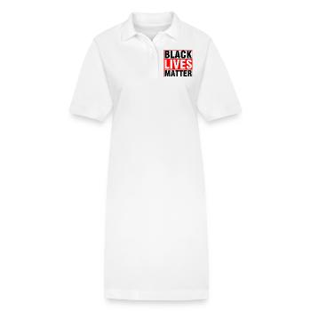 Black Lives Matter, Black Lives Matter - Robe polo bio PAIGER Stanley/Stella Femme - blanc - Devant