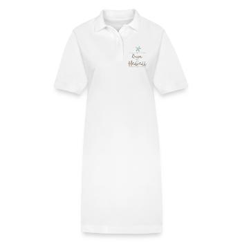Hawaii - Stanley/Stella Frauen Bio-Polokleid PAIGER - Weiß - Vorne