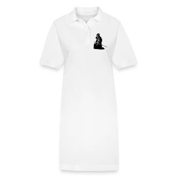 kendo - Robe polo bio PAIGER Stanley/Stella Femme - blanc - Devant