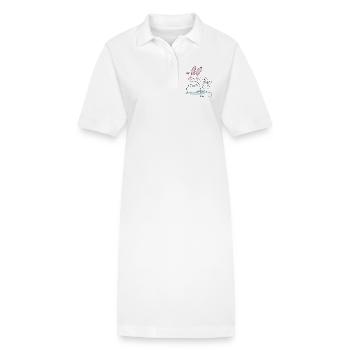 Osterhasen - Stanley/Stella Frauen Bio-Polokleid PAIGER - Weiß - Vorne