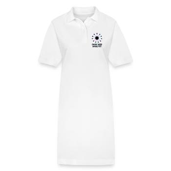 Dark Web Analyst - Cybersécurité - Robe polo bio PAIGER Stanley/Stella Femme - blanc - Devant