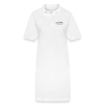 Toronto - Robe polo bio PAIGER Stanley/Stella Femme - blanc - Devant