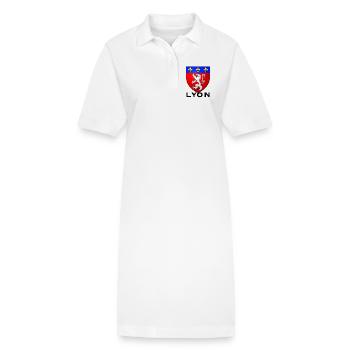 Lyon France - Stanley/Stella Frauen Bio-Polokleid PAIGER - Weiß - Vorne