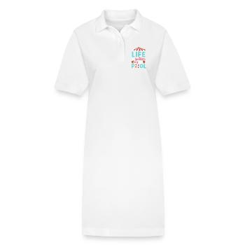 Pool Schwimmen Sommer - Stanley/Stella Frauen Bio-Polokleid PAIGER - Weiß - Vorne