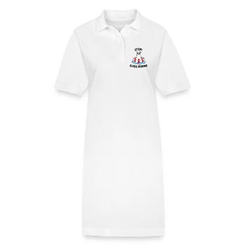 Changement climatique Protection du climat - Robe polo bio PAIGER Stanley/Stella Femme - blanc - Devant