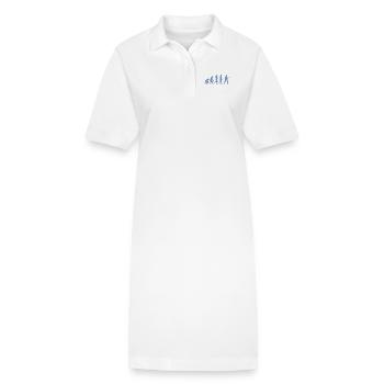 Evolution Guitar Bassist - Stanley/Stella PAIGER Organic Women’s Polo Dress - white - Front