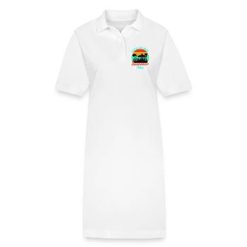 Été Été Attrapez la vague - Robe polo bio PAIGER Stanley/Stella Femme - blanc - Devant