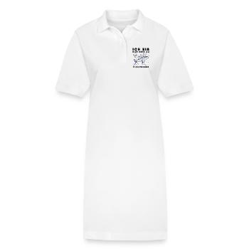 Modellflug Pilot Modellbau Flugzeug Modellbauer - Stanley/Stella Frauen Bio-Polokleid PAIGER - Weiß - Vorne