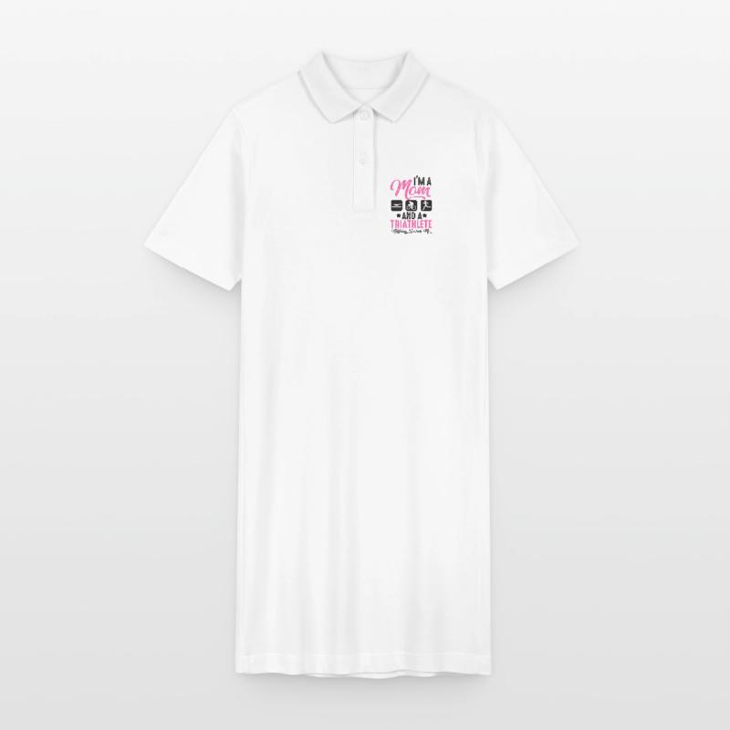 Ich Bin Eine Mutter Und Ein Triathlet Stanley/Stella Frauen Bio-Polokleid PAIGER