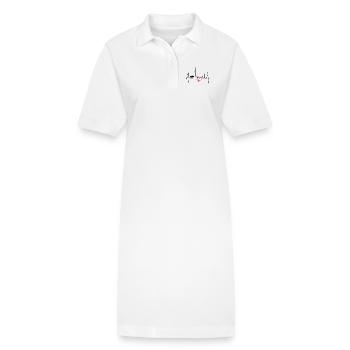 Berlin Skyline Heartbeat Heart Love Love Berliners - Robe polo bio PAIGER Stanley/Stella Femme - blanc - Devant