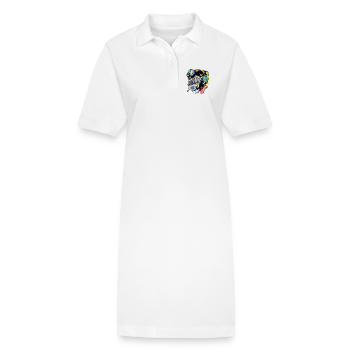 Astronaut im Weltall - Stanley/Stella Frauen Bio-Polokleid PAIGER - Weiß - Vorne