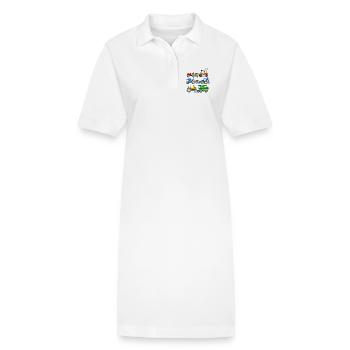Véhicules de chantier - Robe polo bio PAIGER Stanley/Stella Femme - blanc - Devant