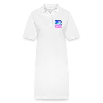 Patin à roulettes - Robe polo bio PAIGER Stanley/Stella Femme - blanc - Devant
