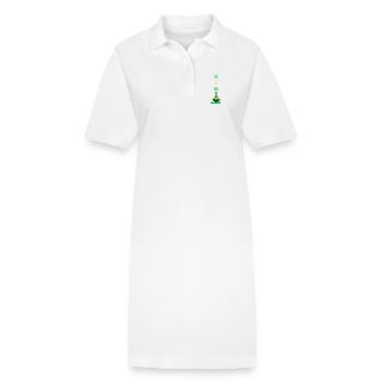 Yoga OHM - Stanley/Stella Frauen Bio-Polokleid PAIGER - Weiß - Vorne