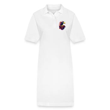 Eagle Bald Eagle Golden Eagle White-tailed Eagle - Stanley/Stella PAIGER Organic Women’s Polo Dress - white - Front