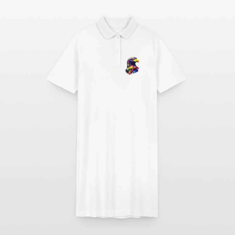 Eagle Bald Eagle Golden Eagle White-tailed Eagle Stanley/Stella PAIGER Organic Women’s Polo Dress
