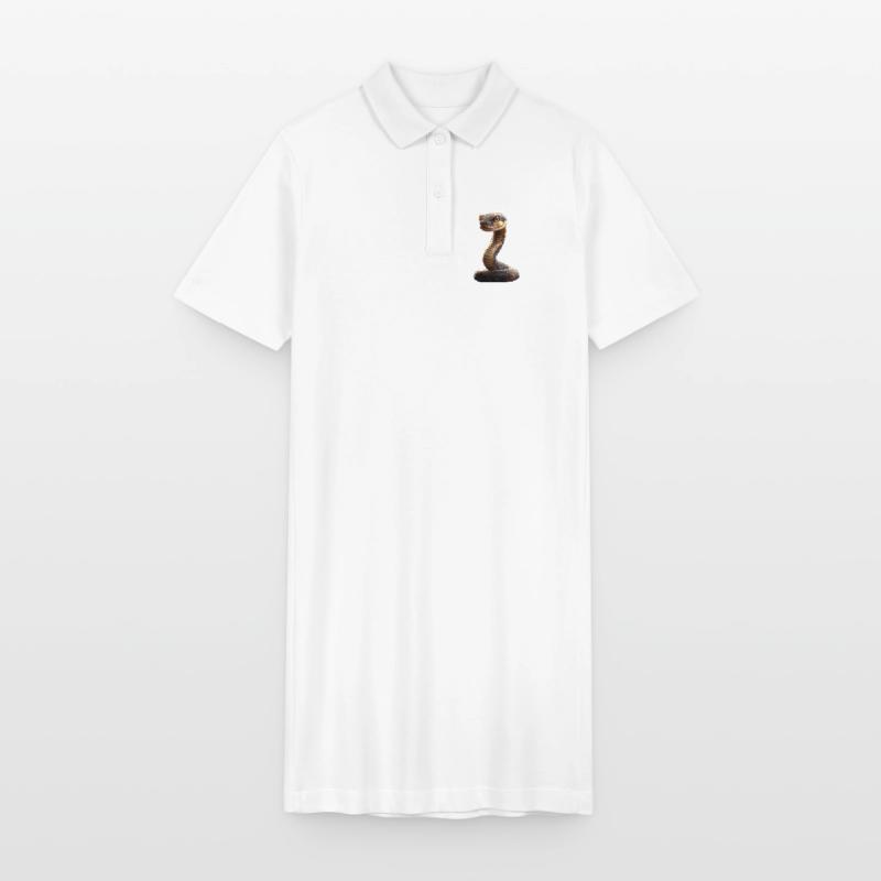 serpent, python, cobra, serpent à sonnettes, serpents Robe polo bio PAIGER Stanley/Stella Femme