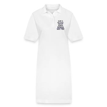 Maman Maman Bonus Belle-mère Cadeau de Fête des Mères - Robe polo bio PAIGER Stanley/Stella Femme - blanc - Devant
