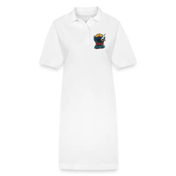 Ker Kreol 974 Island emblématique 02 - Robe polo bio PAIGER Stanley/Stella Femme - blanc - Devant