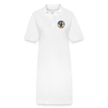 Mammoths Mammoth - Stanley/Stella PAIGER Organic Women’s Polo Dress - white - Front