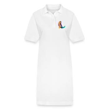Seeotter Cartoon - Stanley/Stella Frauen Bio-Polokleid PAIGER - Weiß - Vorne