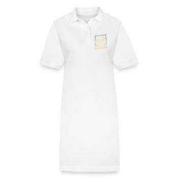 Fehler 404: Motivation nicht gefunden - Stanley/Stella Frauen Bio-Polokleid PAIGER - Weiß - Vorne