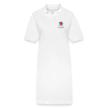 I'm fed up – winter! - Stanley/Stella PAIGER Organic Women’s Polo Dress - white - Front