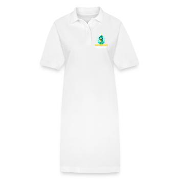 Seepferdchen Bestanden Schwimmkurs Kind  - Stanley/Stella Frauen Bio-Polokleid PAIGER - Weiß - Vorne