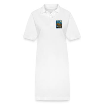 Cordoue, Espagne - Robe polo bio PAIGER Stanley/Stella Femme - blanc - Devant