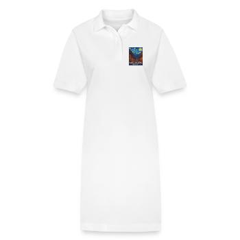 La Nouvelle-Orléans, Louisiane - Robe polo bio PAIGER Stanley/Stella Femme - blanc - Devant
