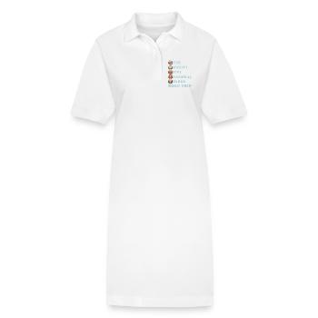 Utah Mighty 5 Nationalparks Tour - Stanley/Stella Frauen Bio-Polokleid PAIGER - Weiß - Vorne