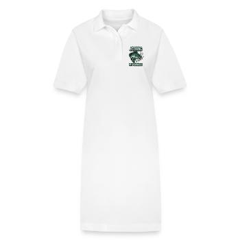 Toujours en train de branler ma canne en train de pêcher bizarrement - Robe polo bio PAIGER Stanley/Stella Femme - blanc - Devant