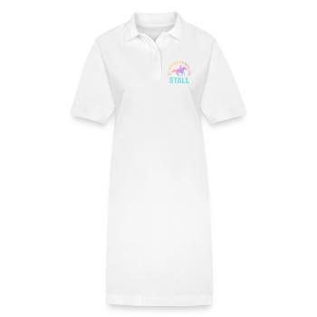Reiten Reiterin Aus dem Weg Ich muss zum Stall - Stanley/Stella Frauen Bio-Polokleid PAIGER - Weiß - Vorne