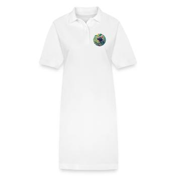 Rat Rat - Robe polo bio PAIGER Stanley/Stella Femme - blanc - Devant
