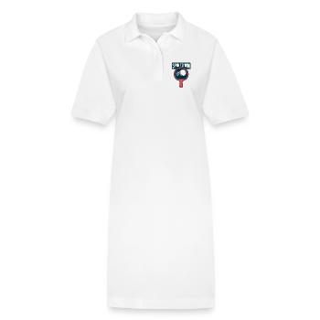 Dreh dich zum Sieg – Tischtennis - Stanley/Stella Frauen Bio-Polokleid PAIGER - Weiß - Vorne