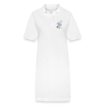 violon - Robe polo bio PAIGER Stanley/Stella Femme - blanc - Devant