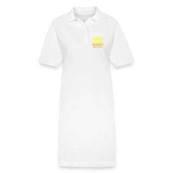 Dreher Geschenk - Stanley/Stella Frauen Bio-Polokleid PAIGER - Weiß - Vorne