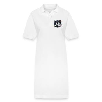 Ich bin in meinem Büro - Stanley/Stella Frauen Bio-Polokleid PAIGER - Weiß - Vorne