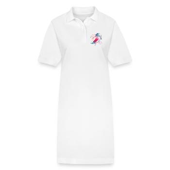 Alpine skiing Winter sports Nordic skiing - Stanley/Stella PAIGER Organic Women’s Polo Dress - white - Front