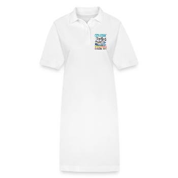 Cruisin Together Bahamas - Stanley/Stella Frauen Bio-Polokleid PAIGER - Weiß - Vorne