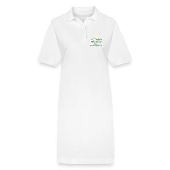 Existenzieller Humor, Nihilismus, Humor, - Stanley/Stella Frauen Bio-Polokleid PAIGER - Weiß - Vorne