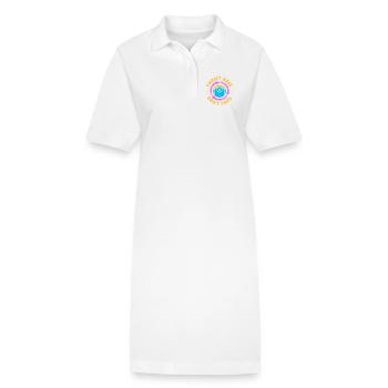 Magasin d’occasion friperie, friperie, ne se soucie pas du magasin d’occasion - Robe polo bio PAIGER Stanley/Stella Femme - blanc - Devant